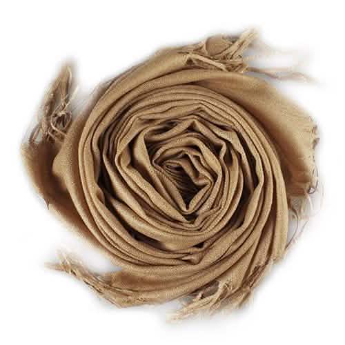 3-Piece Set: Pure Color Tassel Artificial Cashmere Shawl Soft Wrap DailySale