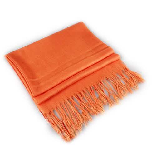 3-Piece Set: Pure Color Tassel Artificial Cashmere Shawl Soft Wrap DailySale