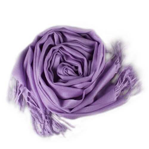 3-Piece Set: Pure Color Tassel Artificial Cashmere Shawl Soft Wrap DailySale