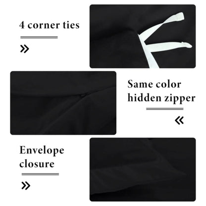 3-Piece Set: Royal Linens Double Brushed Full Duvet Covers With Zipper Closure DailySale