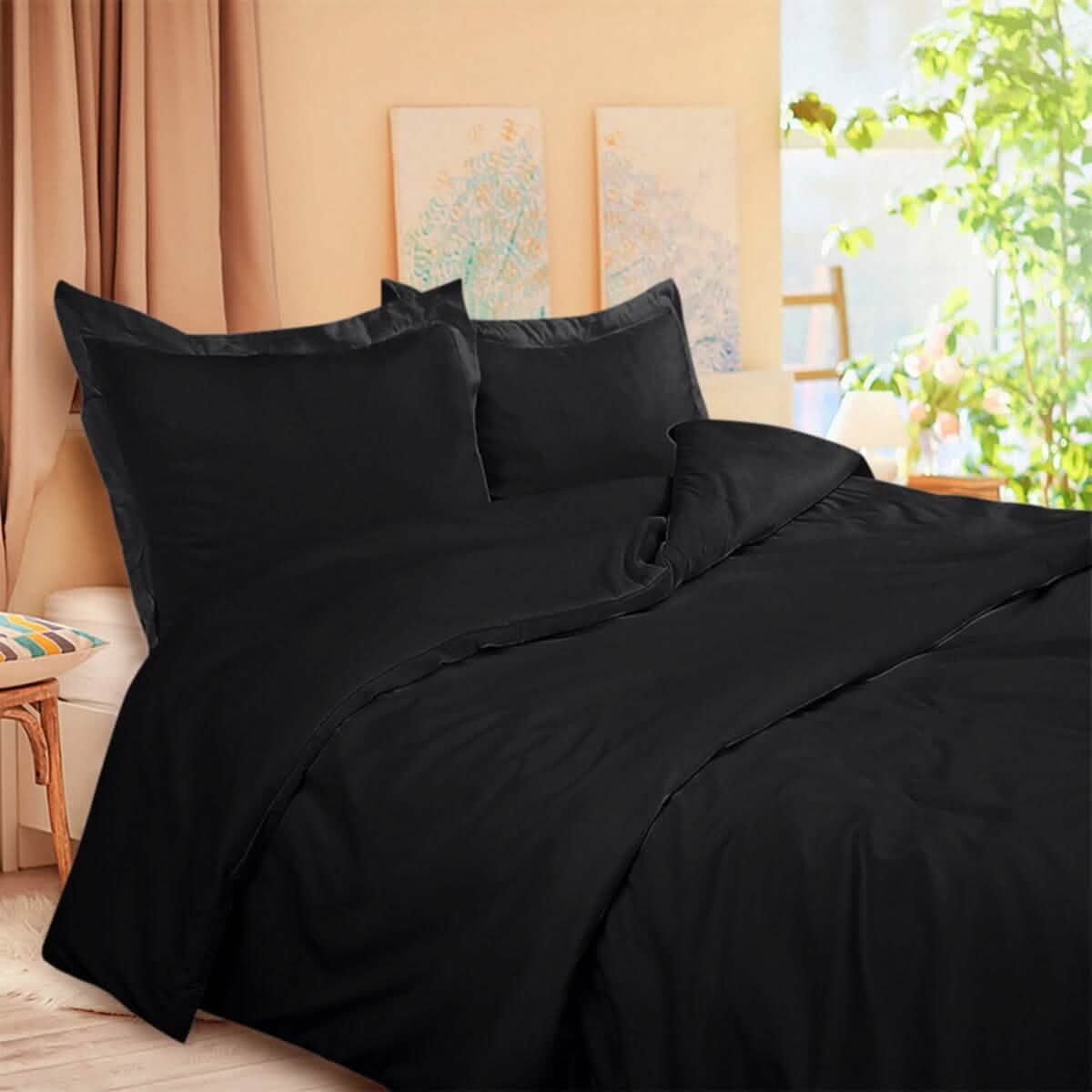 3-Piece Set: Royal Linens Double Brushed Full Duvet Covers With Zipper Closure DailySale