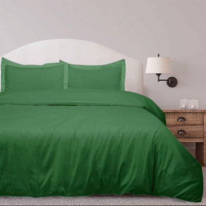 3-Piece Set: Royal Linens Double Brushed Full Duvet Covers With Zipper Closure DailySale
