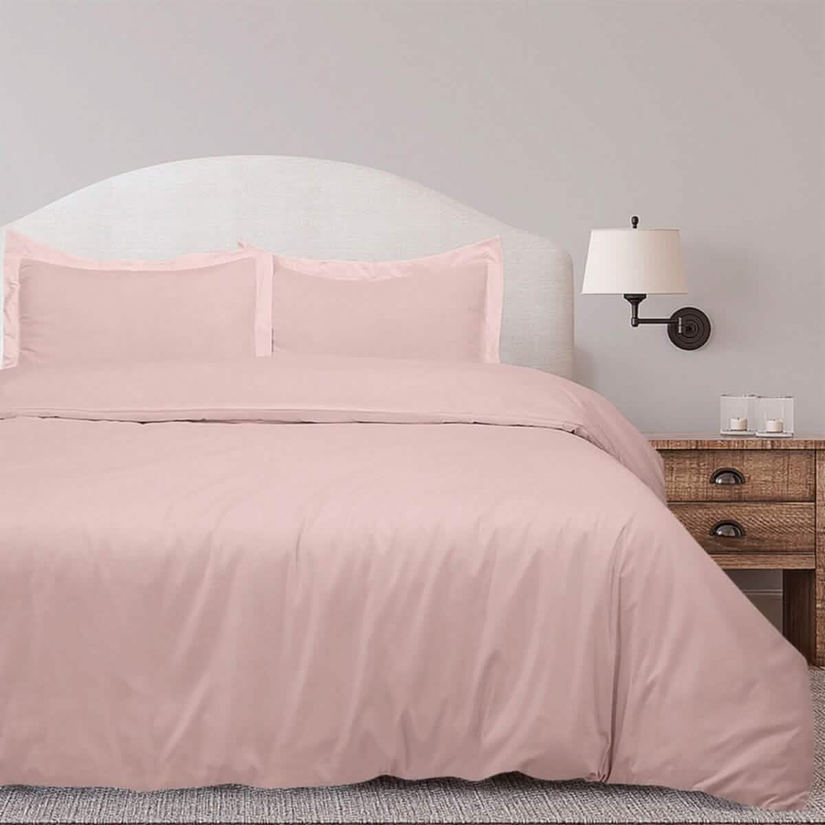3-Piece Set: Royal Linens Double Brushed Full Duvet Covers With Zipper Closure DailySale