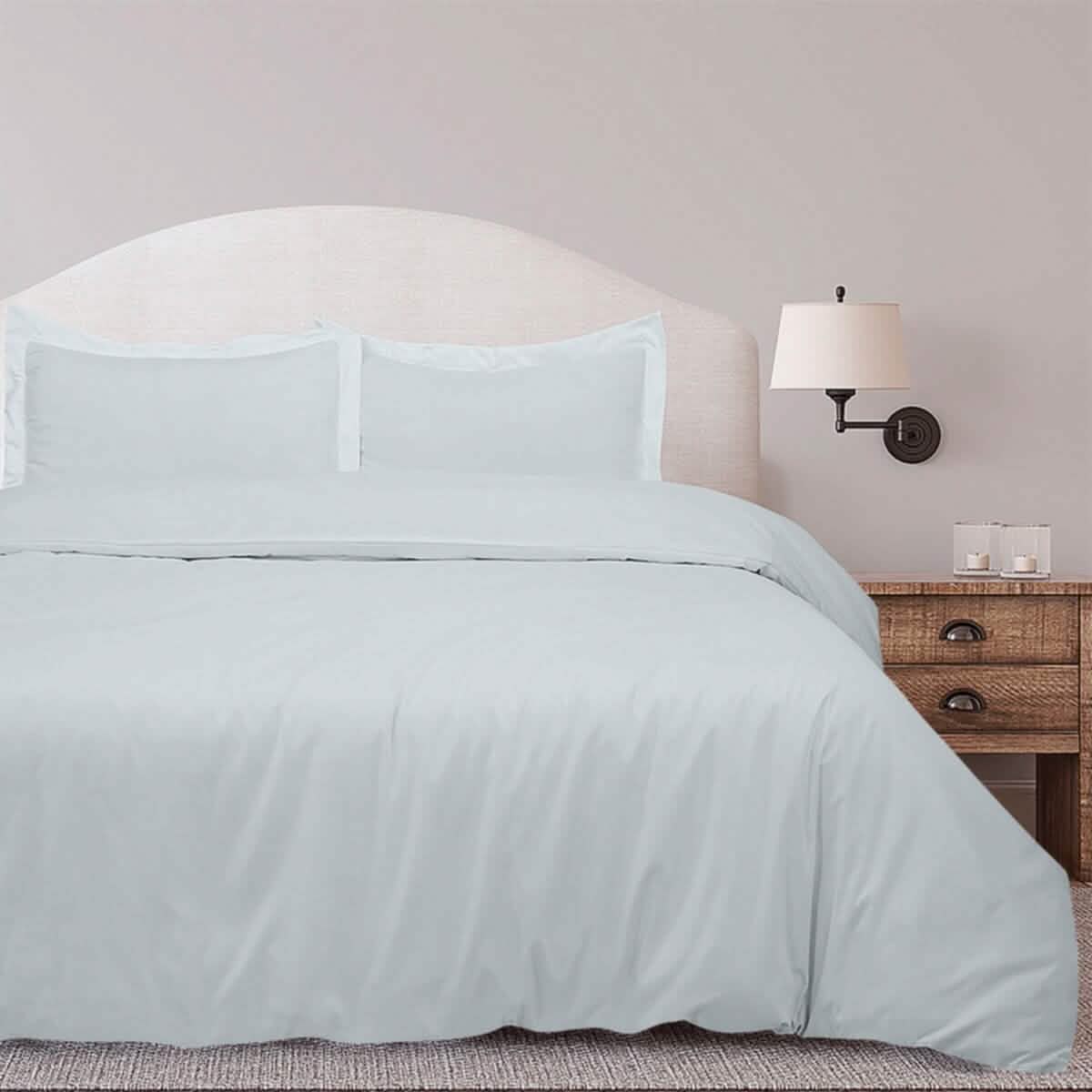 3-Piece Set: Royal Linens Double Brushed Full Duvet Covers With Zipper Closure DailySale