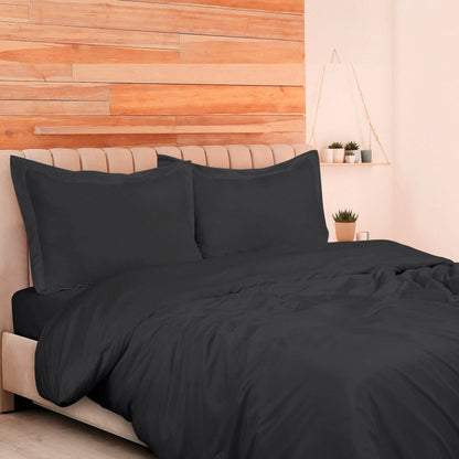 3-Piece Set: Royale Double Brushed Duvet Covers Set With Button Closure & Corner Ties DailySale