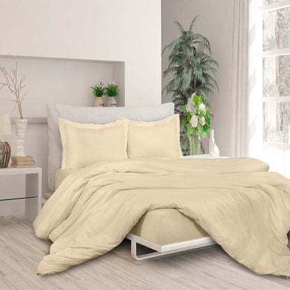 3-Piece Set: Royale Double Brushed Duvet Covers Set With Button Closure & Corner Ties DailySale