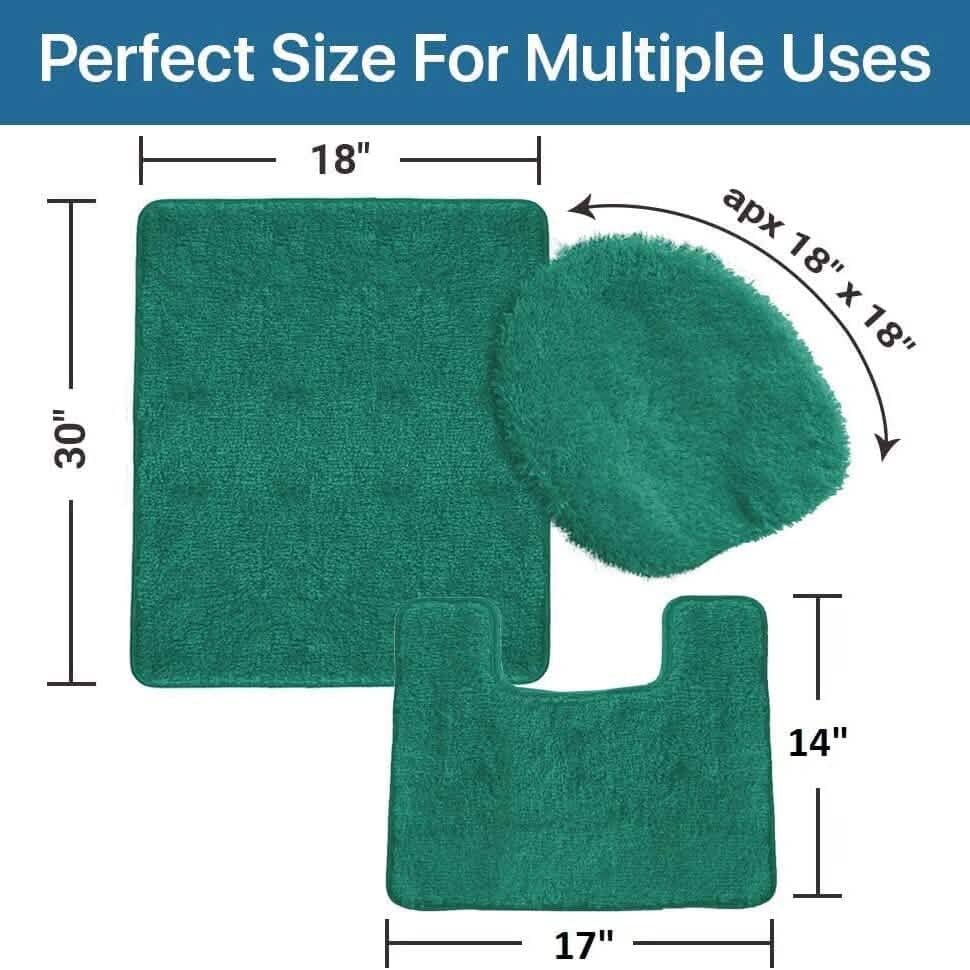 3-Piece Set: Simple Elegance by Ben&Jonah Bath Rug DailySale