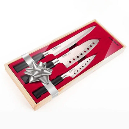 3-Piece Set: Smart Pan Stainless Steel Kitchen Knives DailySale