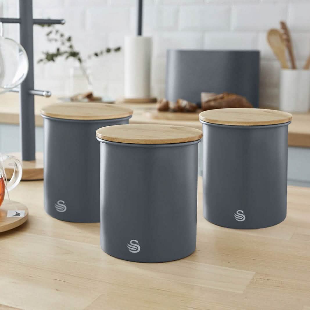 3-Piece Set: Swan Nordic Canisters DailySale