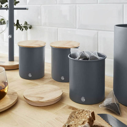 3-Piece Set: Swan Nordic Canisters DailySale