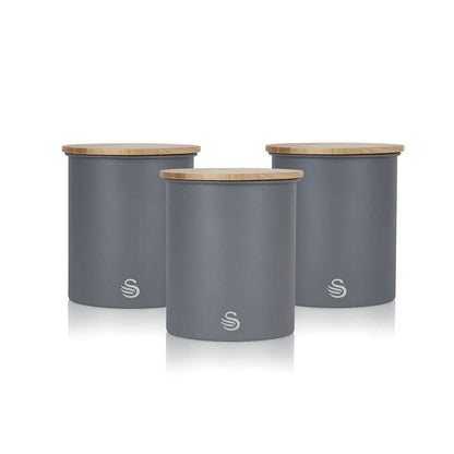 3-Piece Set: Swan Nordic Canisters DailySale