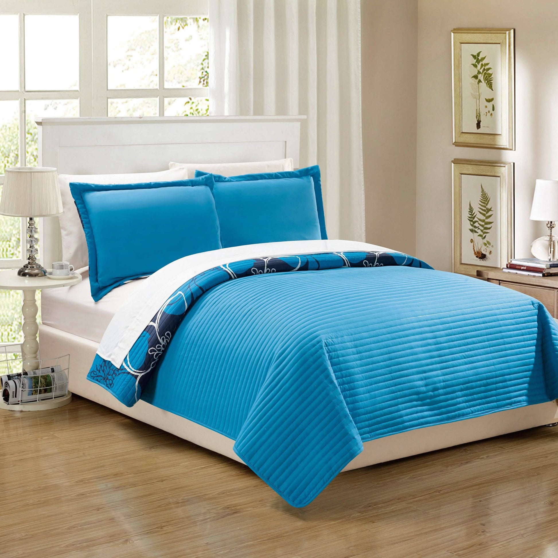 3-Piece Set: Woodside Twin, Queen or King Bedding Quilt Set DailySale