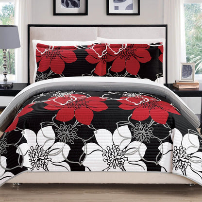 3-Piece Set: Woodside Twin, Queen or King Bedding Quilt Set DailySale