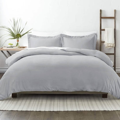 3-Piece: Solid Duvet Cover Set DailySale