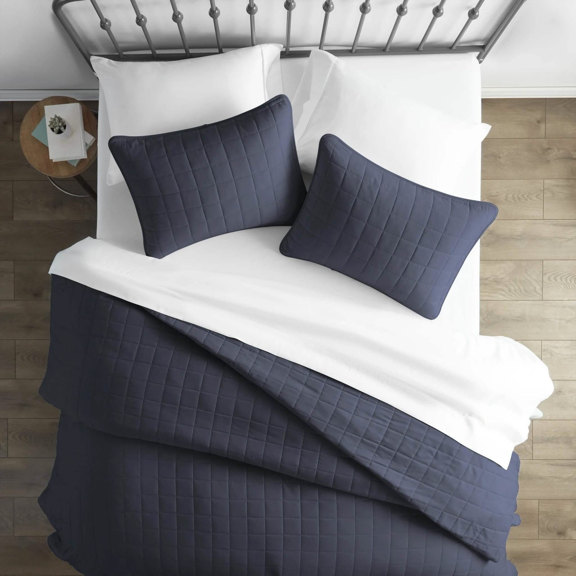3-Piece: Square Quilted Coverlet Set DailySale
