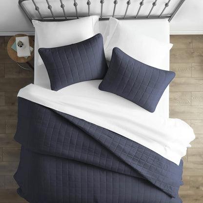 3-Piece: Square Quilted Coverlet Set DailySale