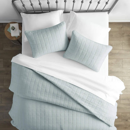 3-Piece: Square Quilted Coverlet Set DailySale