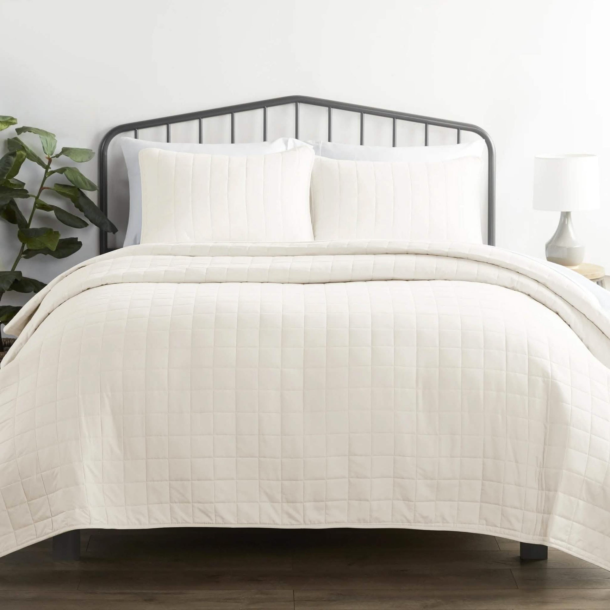 3-Piece: Square Quilted Coverlet Set DailySale