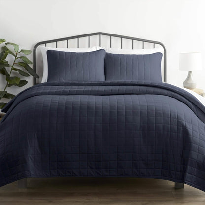 3-Piece: Square Quilted Coverlet Set DailySale