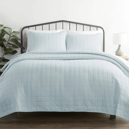 3-Piece: Square Quilted Coverlet Set DailySale