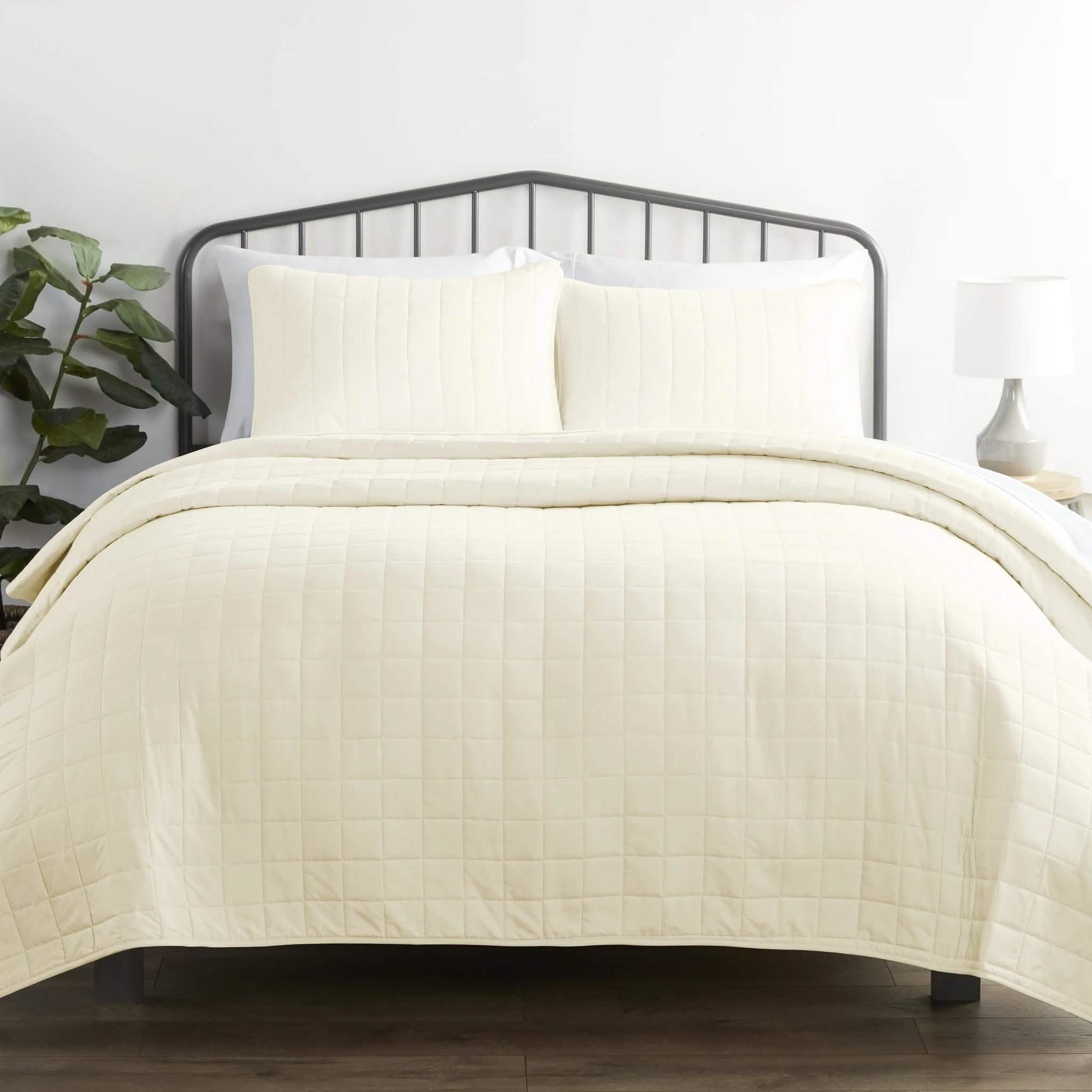 3-Piece: Square Quilted Coverlet Set DailySale