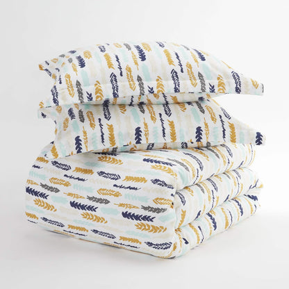 3-Piece: Wings Patterned Duvet Cover Set DailySale