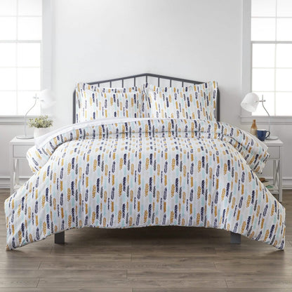 3-Piece: Wings Patterned Duvet Cover Set DailySale