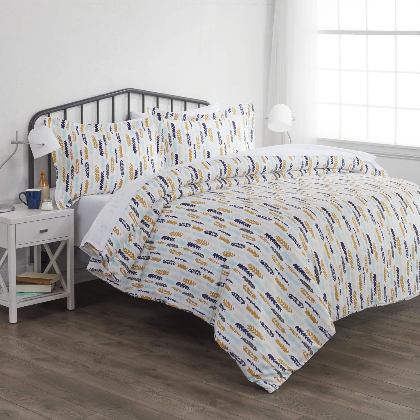 3-Piece: Wings Patterned Duvet Cover Set DailySale