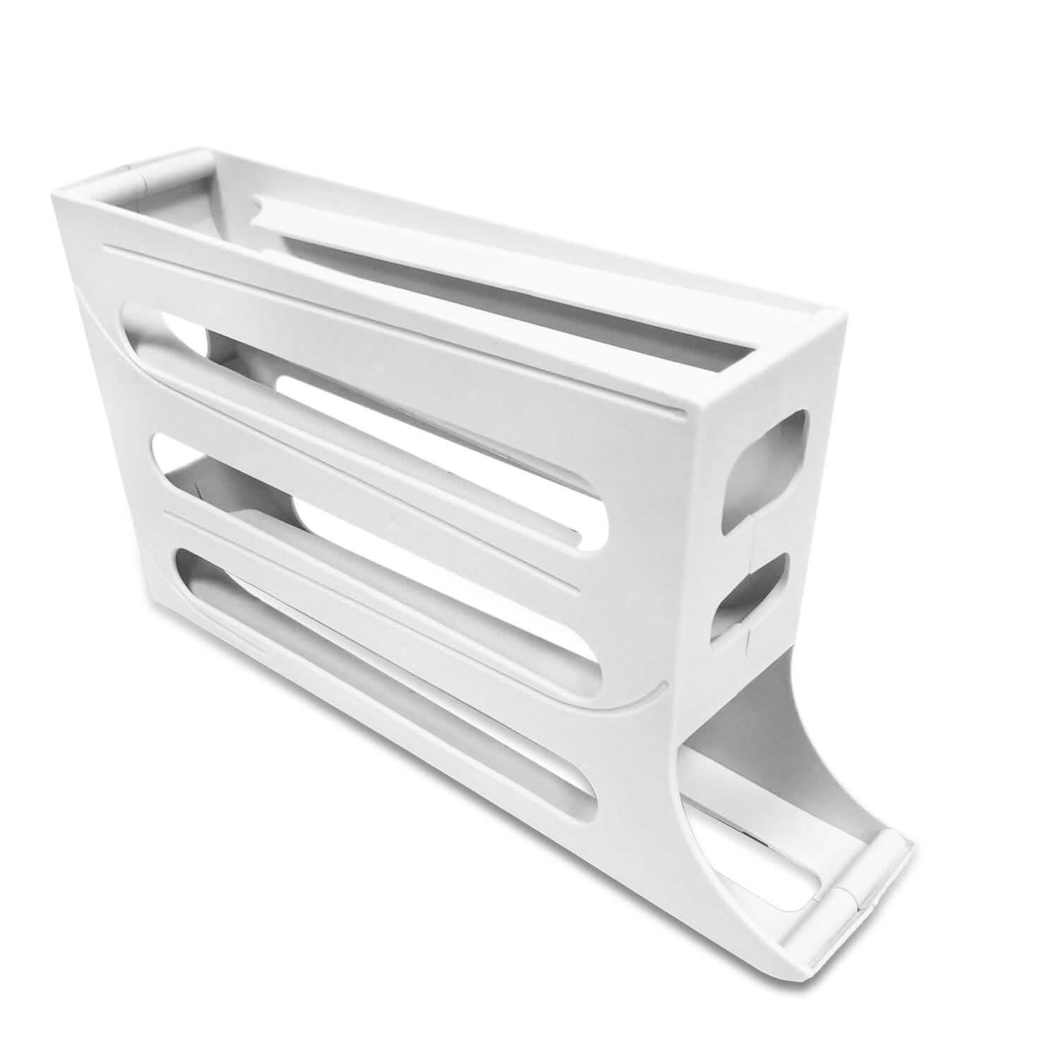 3-Pieces: 4-Tiers Egg Holder Auto Rolling Fridge Egg Organizer DailySale