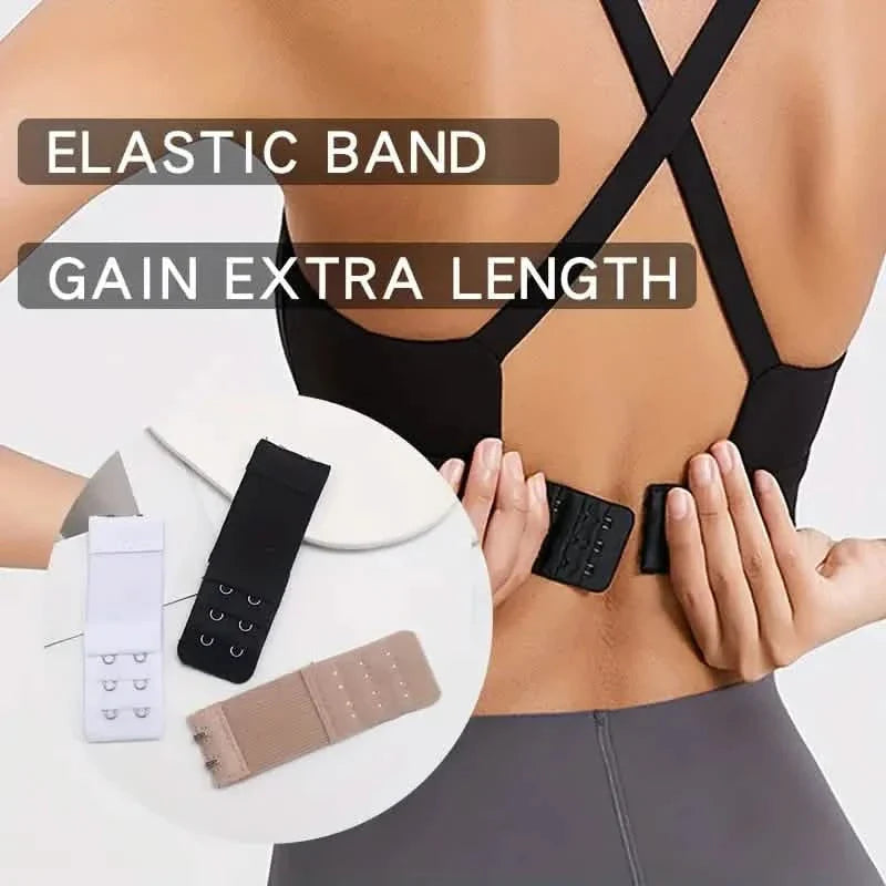 3-Pieces: Adjustable 2-Hook Bra Strap Extenders DailySale