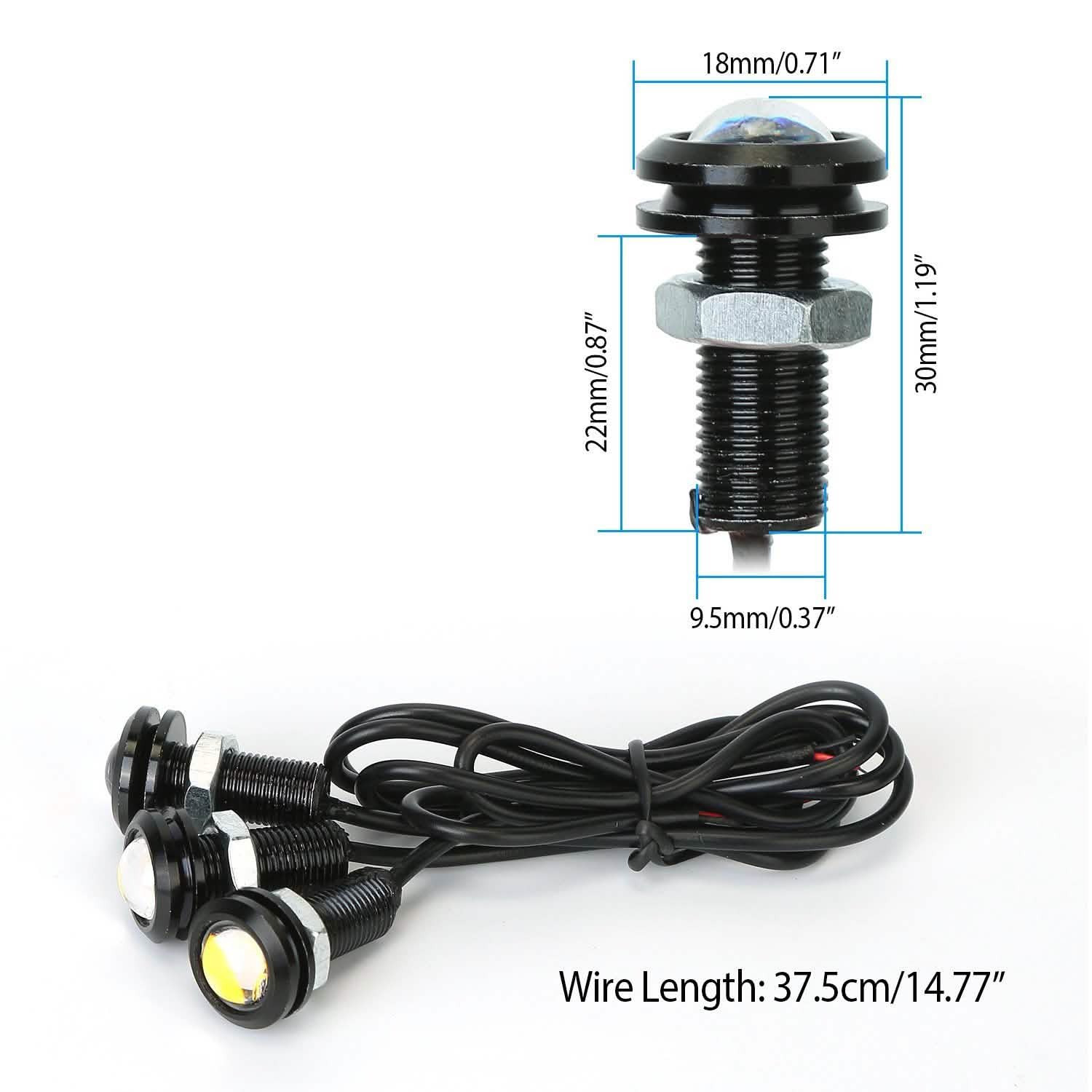 3-Pieces: Amber Eagle Eye LED Light DailySale