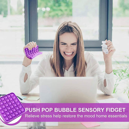 3-Pieces: Bubble Squeeze Sensory Fidget Toy DailySale