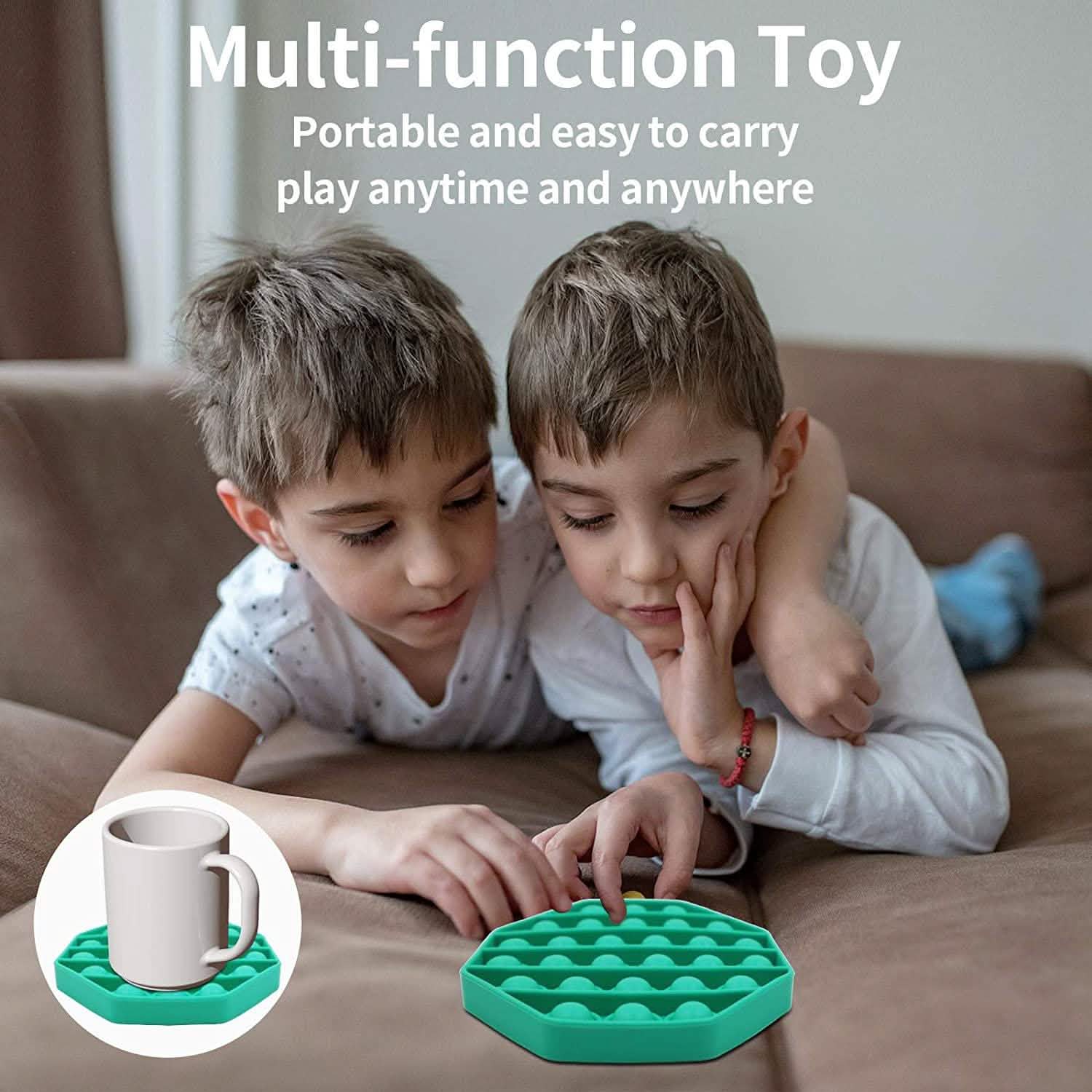 3-Pieces: Bubble Squeeze Sensory Fidget Toy DailySale