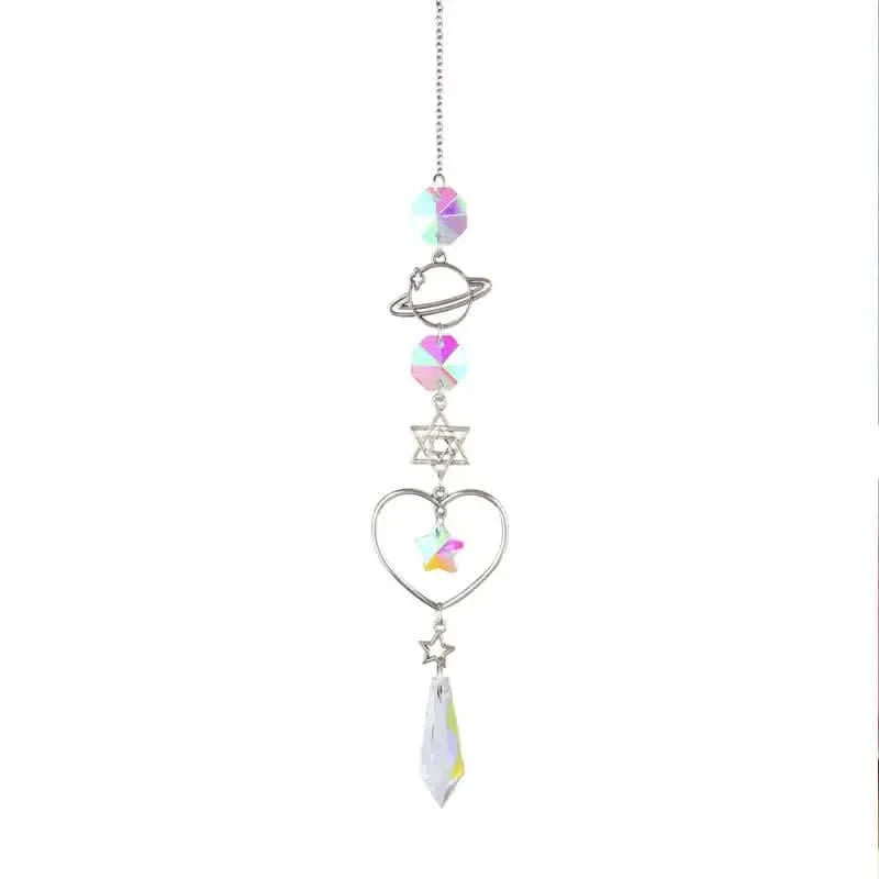 3-Pieces: Crystal Wind Chime Pendant Catcher Diamond Prisms DailySale