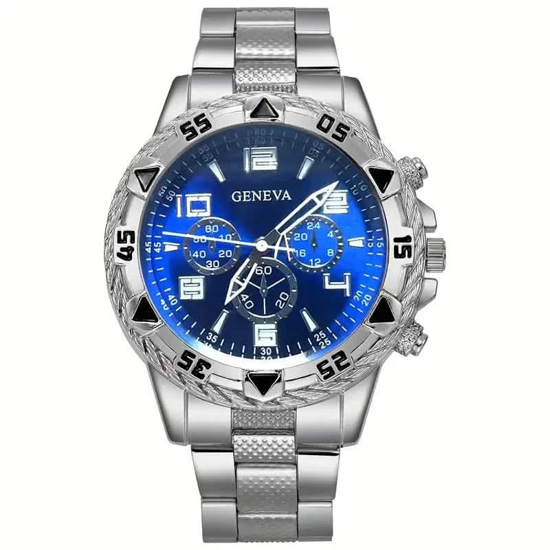 3-Pieces: Fashionable Men's Quartz Watch Set DailySale