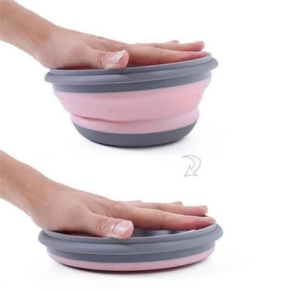 3-Pieces: Folding Camping Bowl Set DailySale