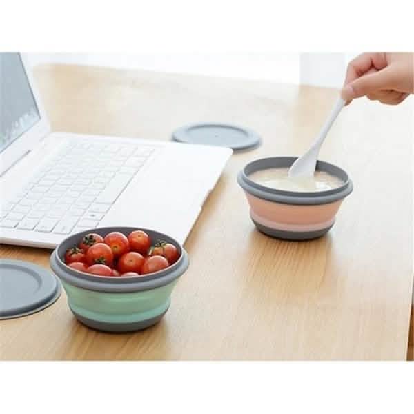 3-Pieces: Folding Camping Bowl Set DailySale