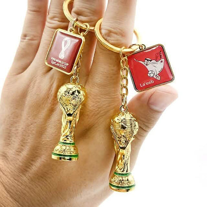 3-Pieces: Keychain Small Pendant Mascot Emblem 2022 Qatar World Cup DailySale