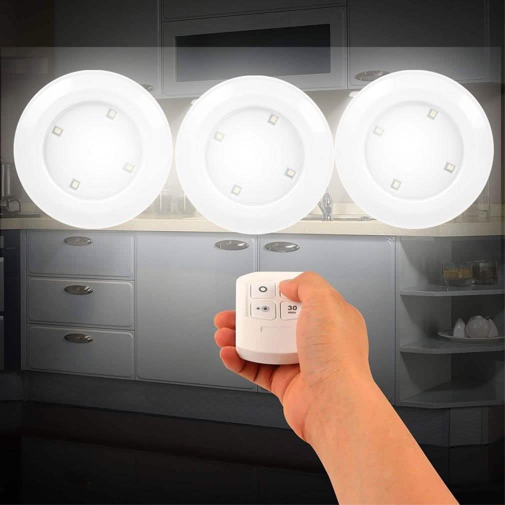 3-Pieces: LED Night Cordless Battery Powered DailySale