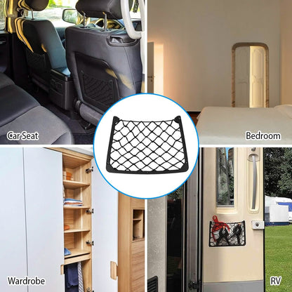 3-Pieces: Mesh Pocket Seat Side Organizer DailySale