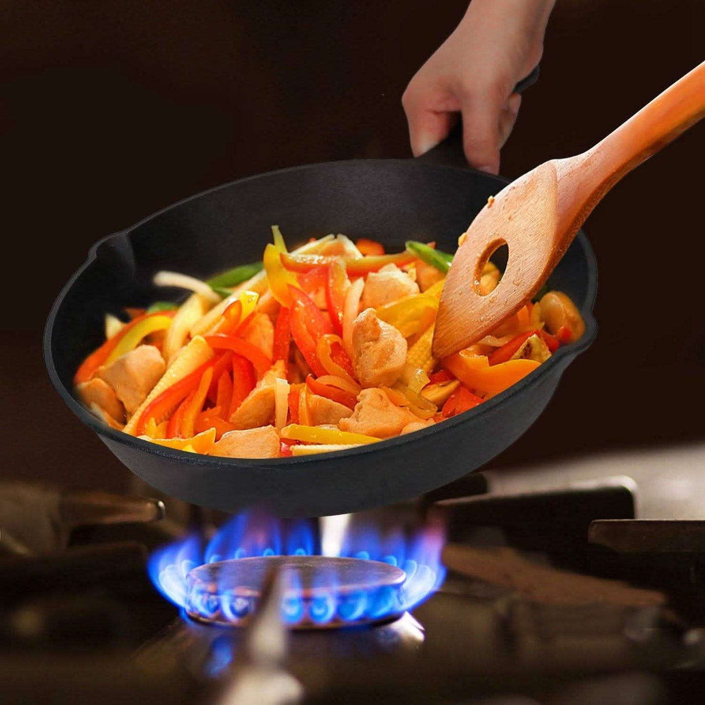 3-Pieces: Pre-Seasoned Cast Iron Skillet DailySale
