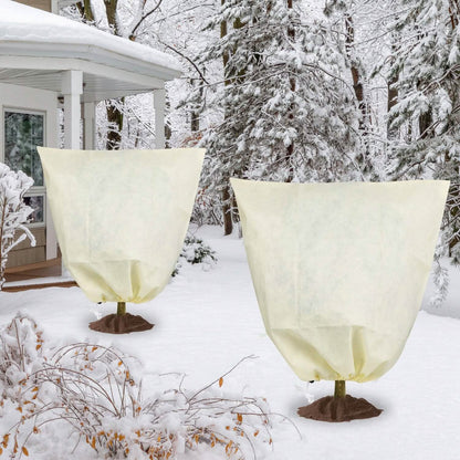 3-Pieces: Winter Plant Cover Bags with Drawstring DailySale