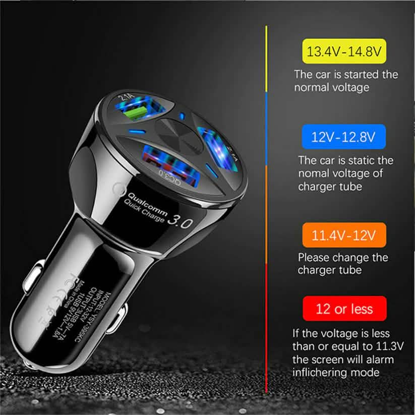 3-Port LED Car Charger DailySale
