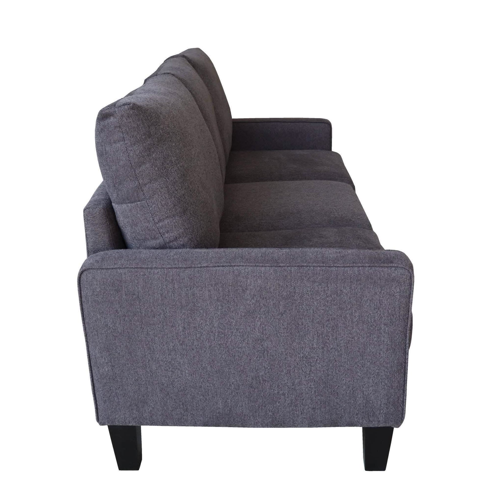3-Seat Sofa for Living Room-Modern Fabric Sofa Couch with Storage DailySale