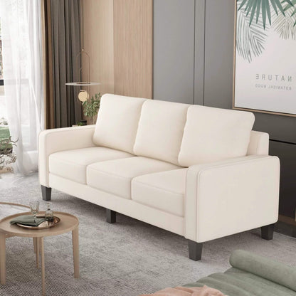 3-Seat Sofa for Living Room-Modern Fabric Sofa Couch with Storage DailySale
