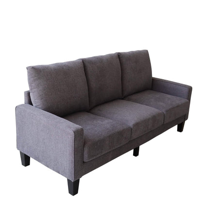 3-Seat Sofa for Living Room-Modern Fabric Sofa Couch with Storage DailySale