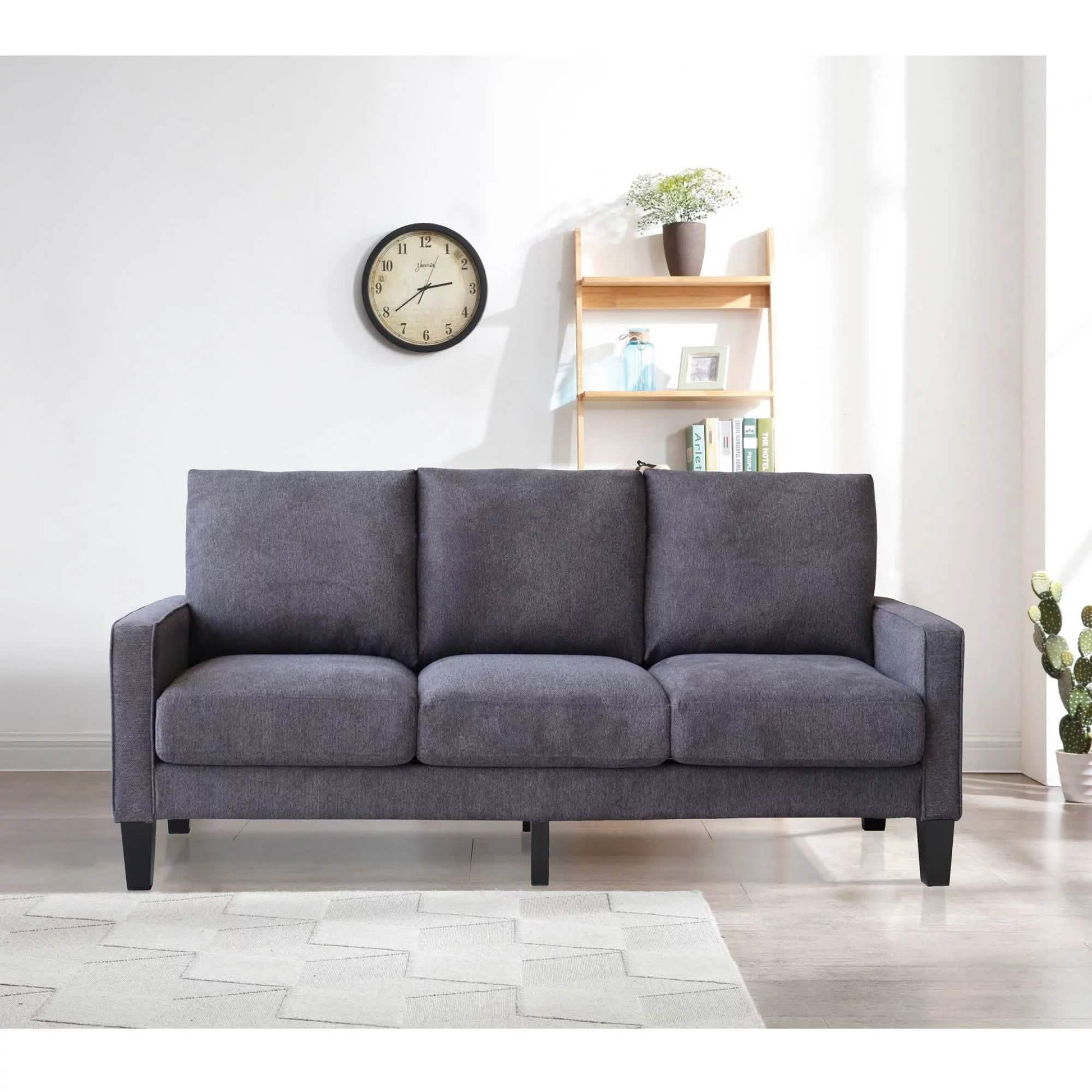 3-Seat Sofa for Living Room-Modern Fabric Sofa Couch with Storage DailySale