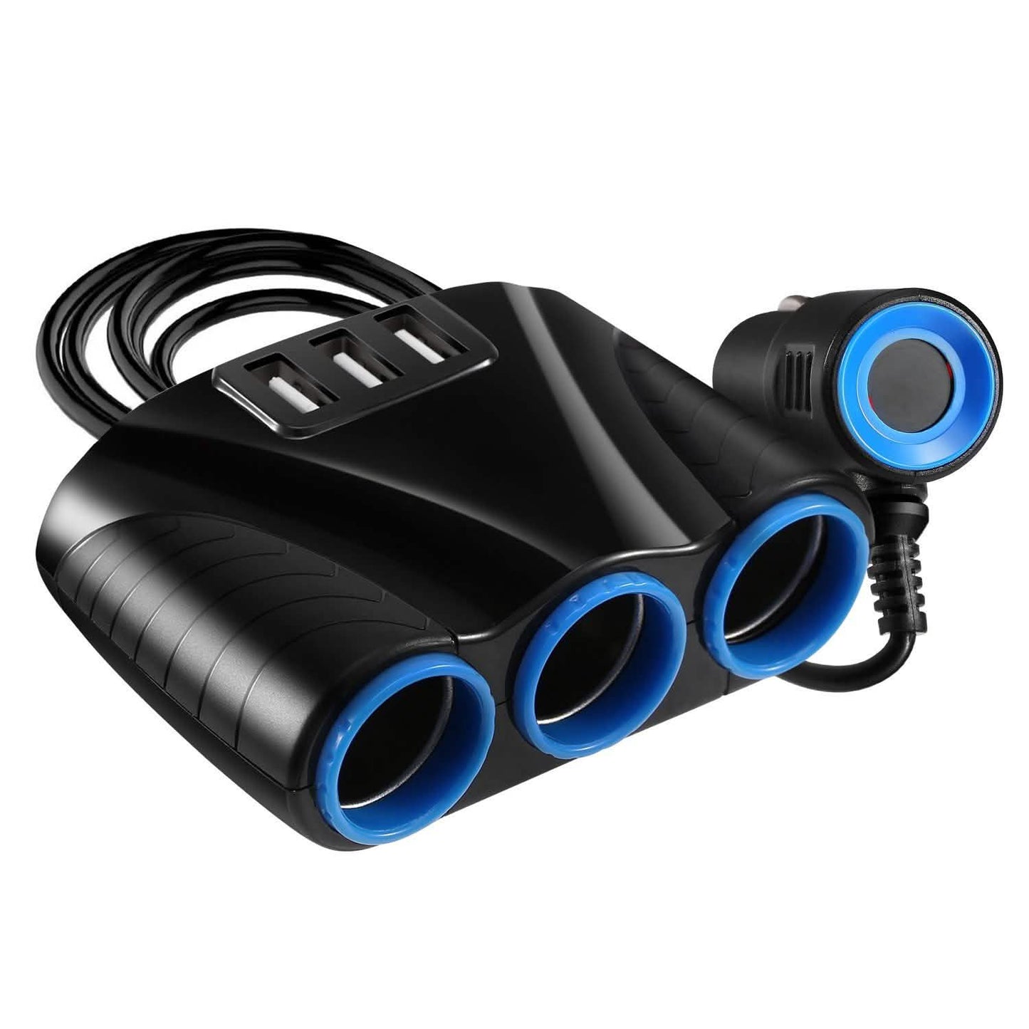 3-Socket Car Cigarette Lighter Splitter DailySale