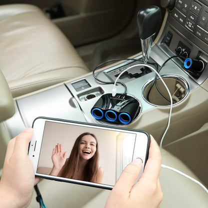 3-Socket Car Cigarette Lighter Splitter DailySale