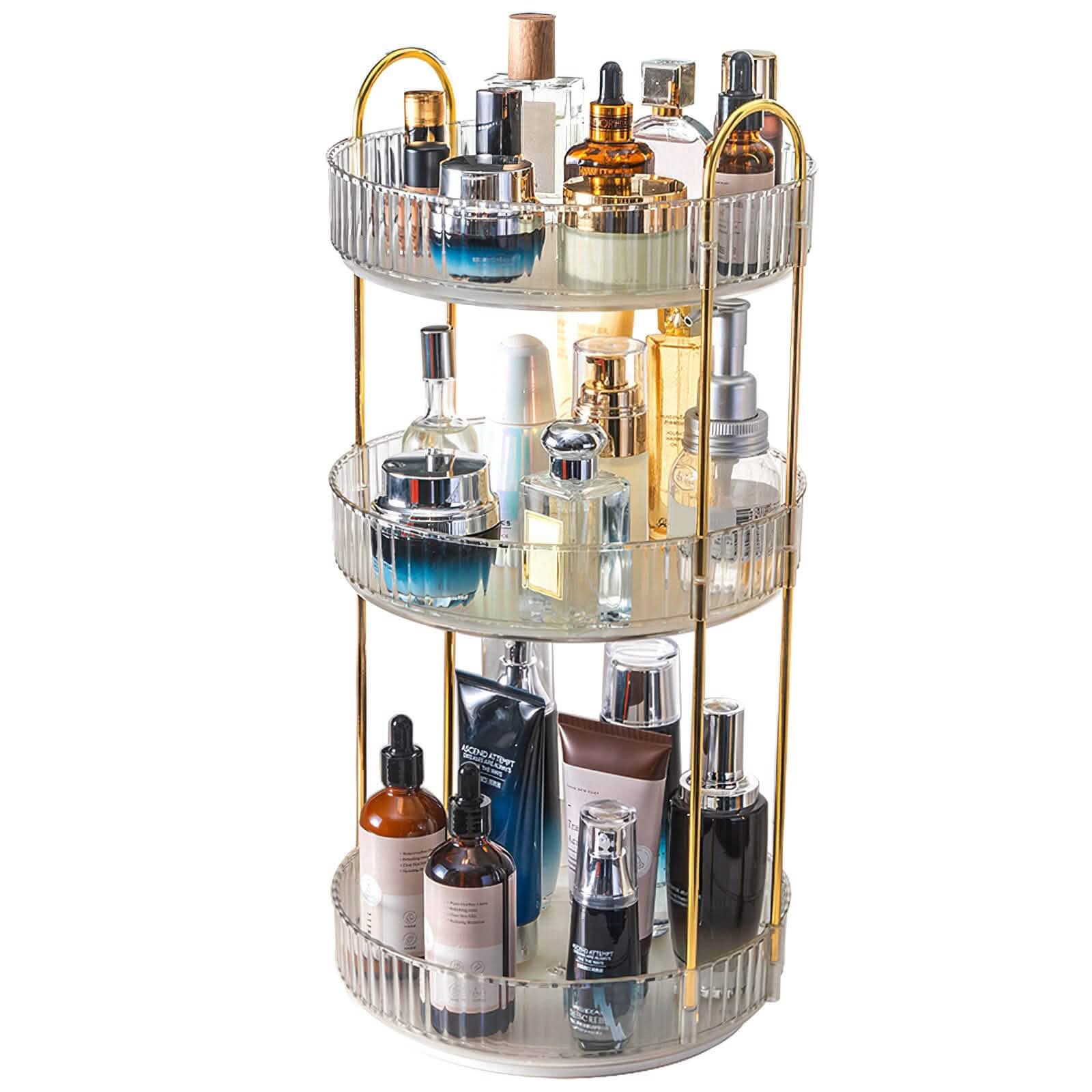 3-Tier 360¬∞ Spinning Rotating Makeup Organizer DailySale